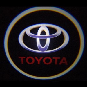 Светодиодная подсветка дверей автомобиля с логотипом Toyota