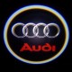 Подсветка дверей с логотипом Audi