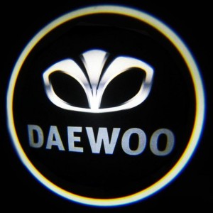 Светодиодная подсветка дверей автомобиля с логотипом Daewoo