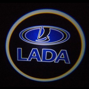 Светодиодная подсветка дверей автомобиля с логотипом LADA