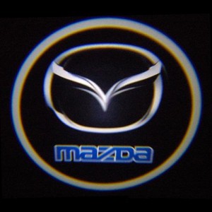 Светодиодная подсветка дверей автомобиля с логотипом Mazda