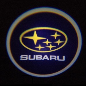 Светодиодная подсветка дверей автомобиля с логотипом Subaru