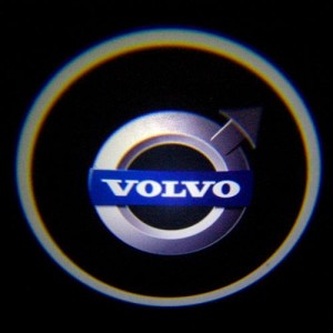 Светодиодная подсветка дверей автомобиля с логотипом Volvo